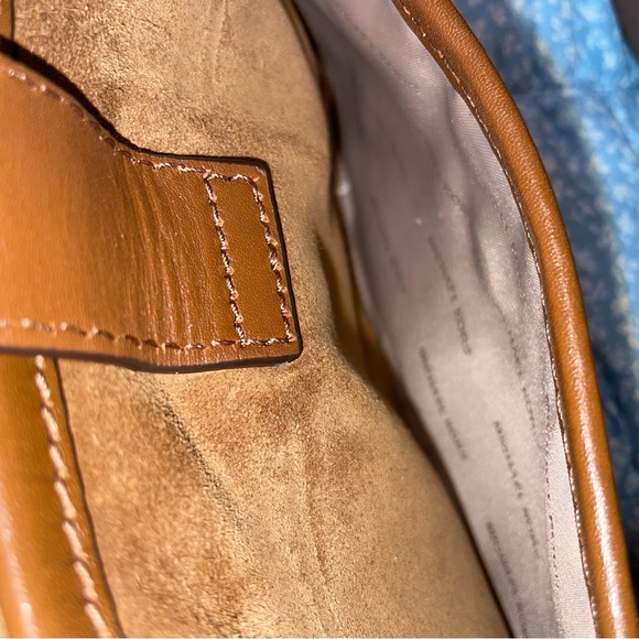 Michael Kors Jamie Medium Suede Saddle Bag - Picture 7 of 14